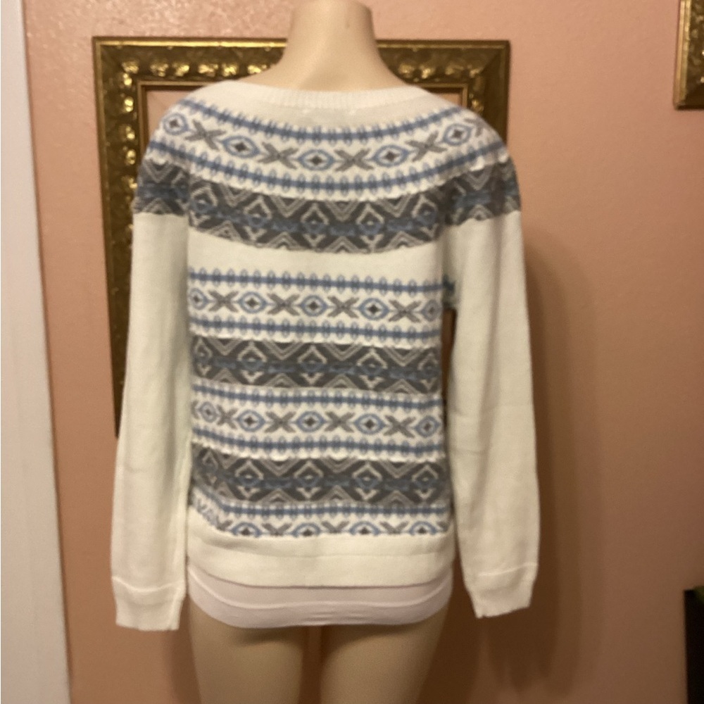 Drapers & Damon’s Women’s 
Fairisle Sweater Size  P/M